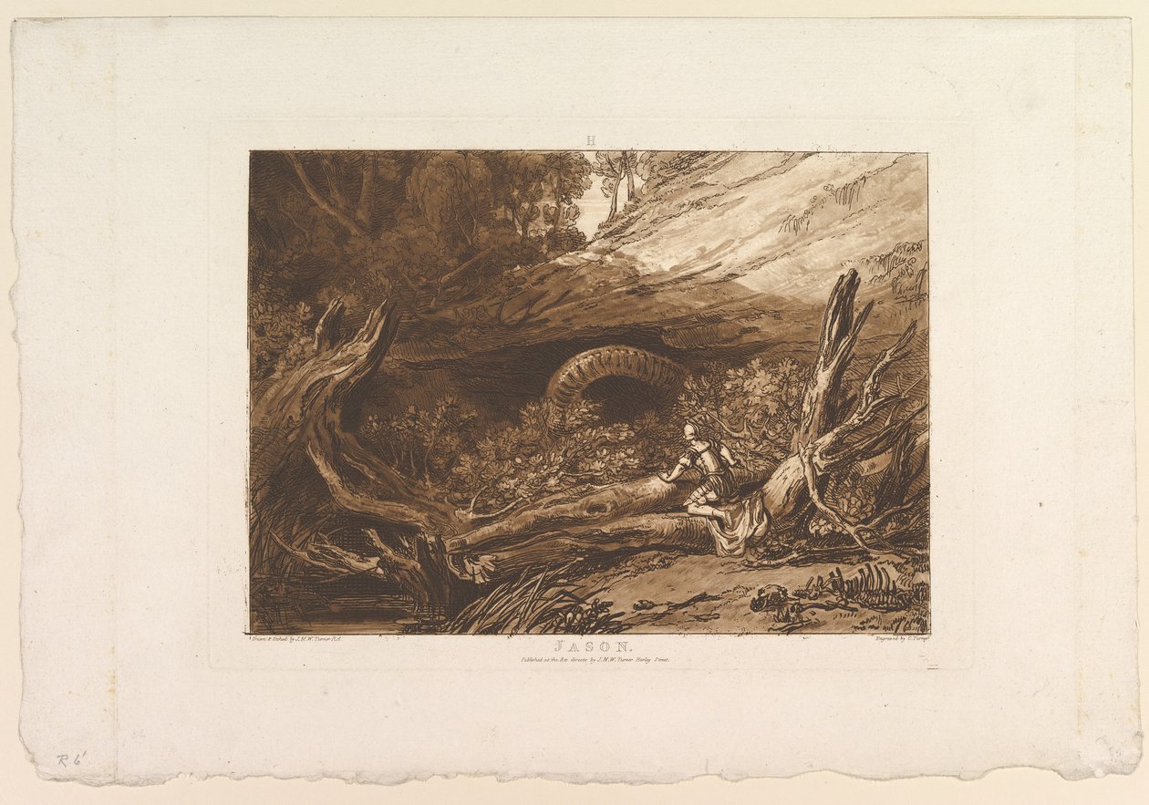 Jason Book Studies, Parte 1, placa 6, 11 de junho de 1807. de Joseph Mallord William Turner