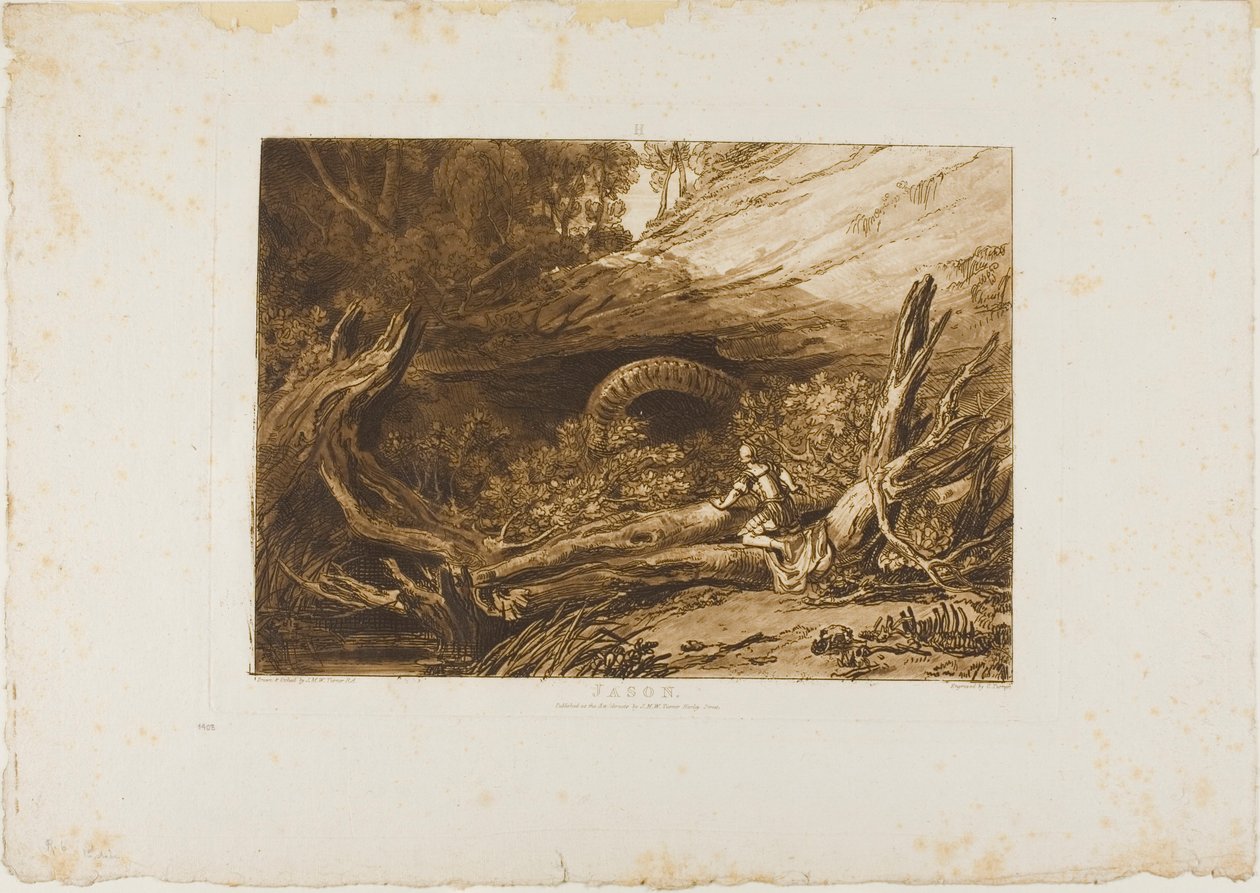 Jason, placa 6 do Livro de Estudos de Joseph Mallord William Turner