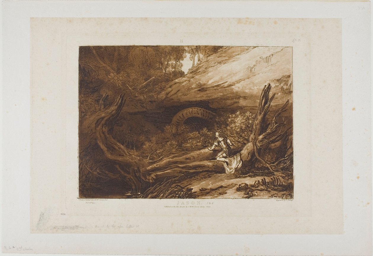 Jason, placa 6 do Livro de Estudos de Joseph Mallord William Turner