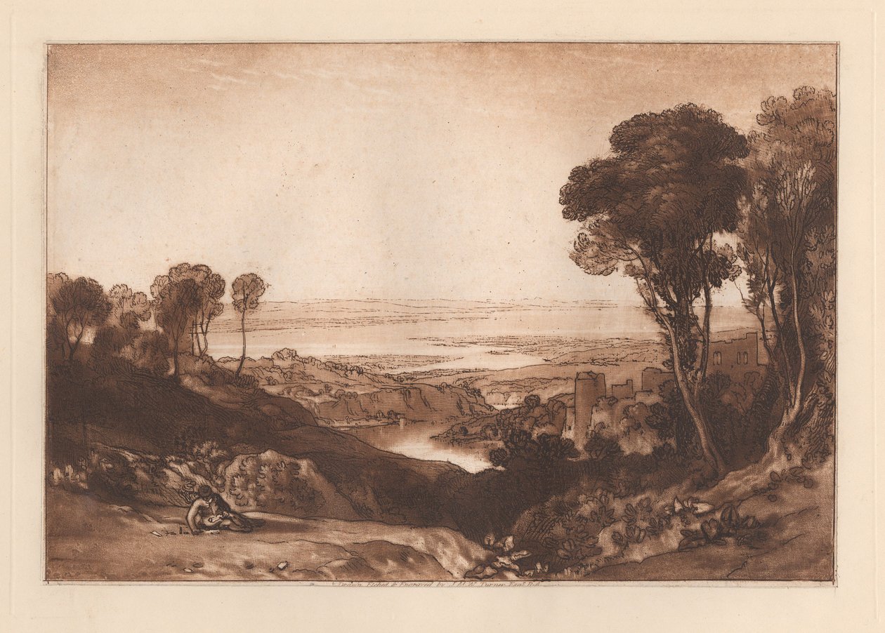 Convergência dos rios Severn e Wye de Joseph Mallord William Turner