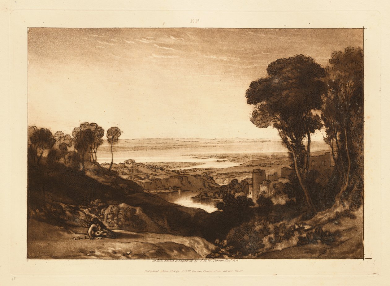 Confluência do Severn e do Wye de Joseph Mallord William Turner