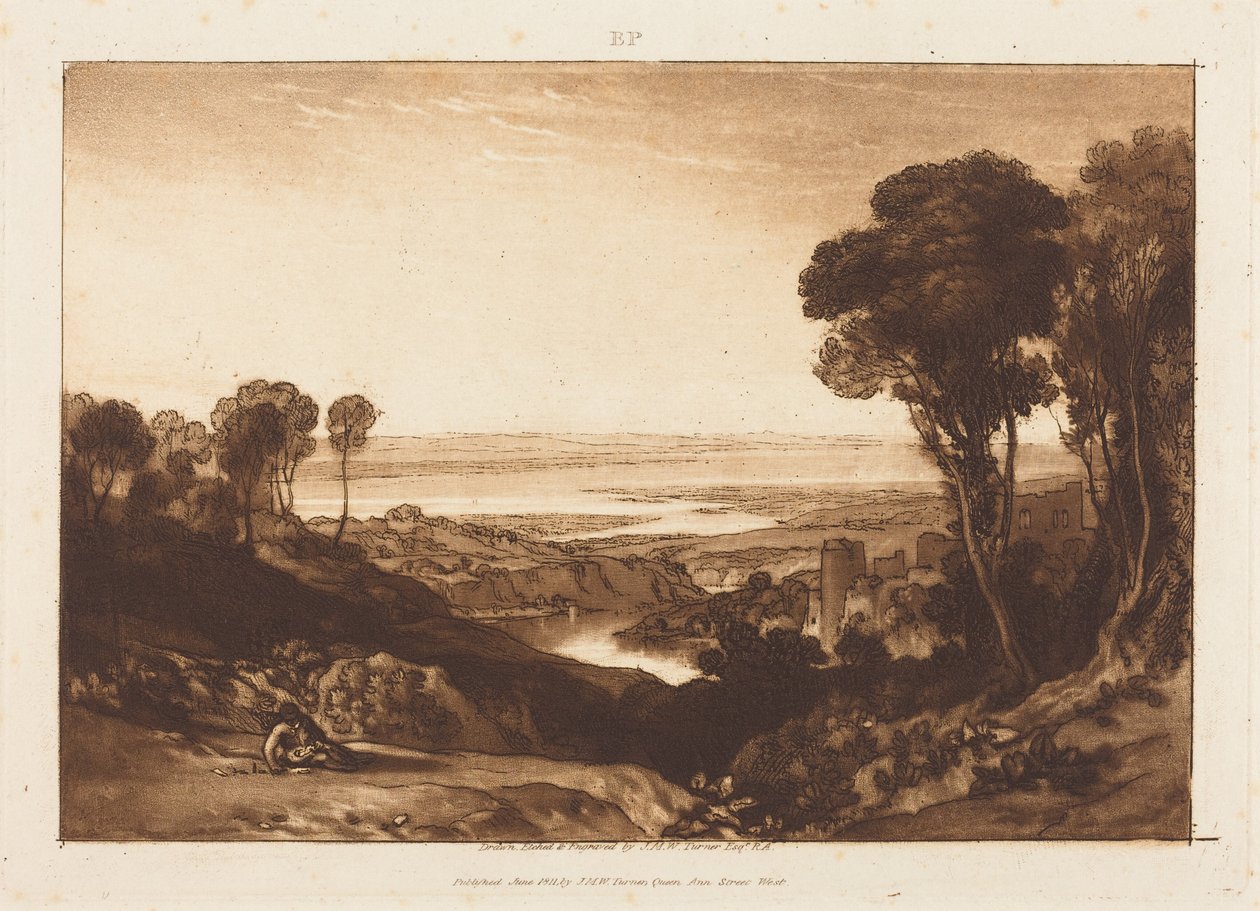 Confluência do Severn e do Wye de Joseph Mallord William Turner