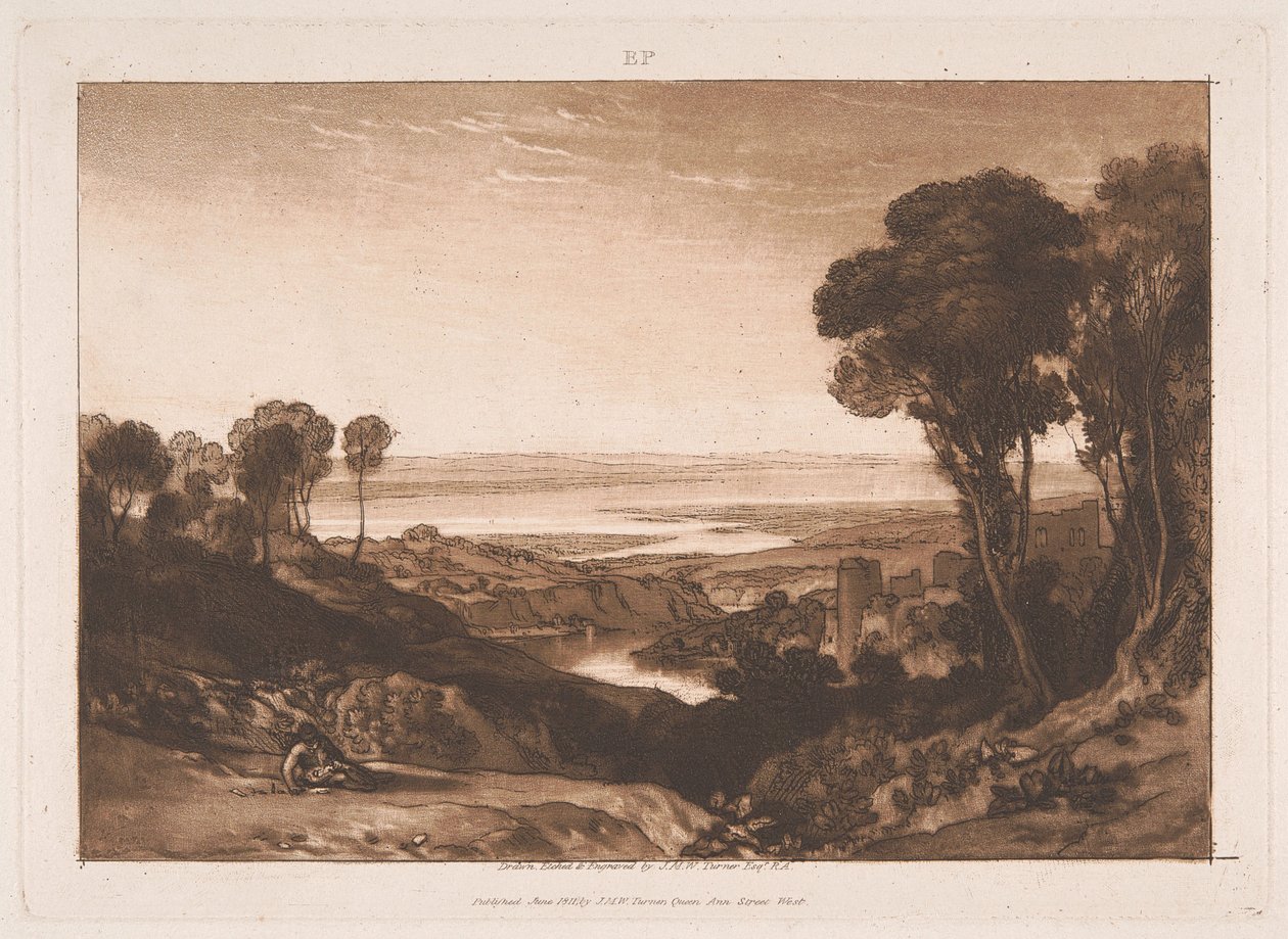 Confluência do Severn e do Wye de Joseph Mallord William Turner