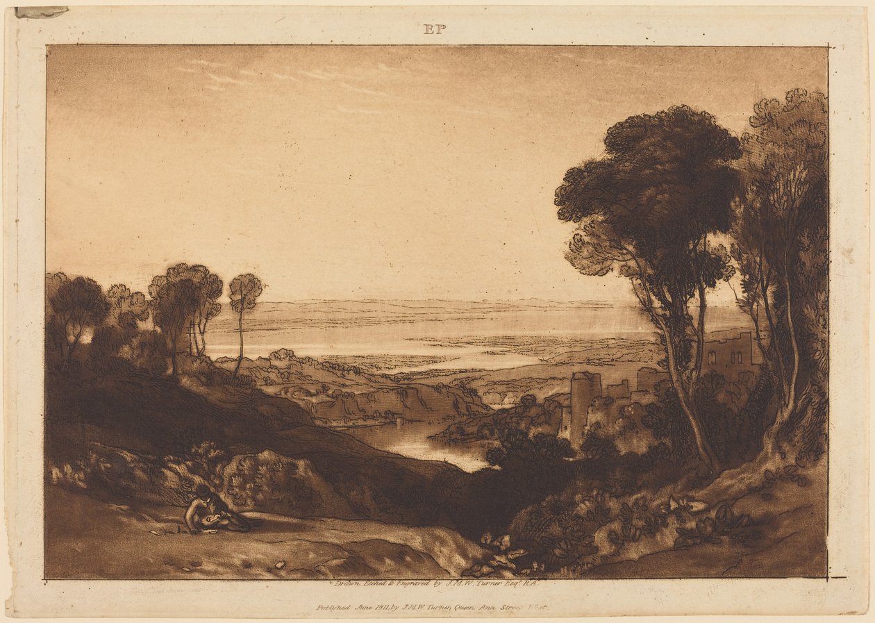 Confluência dos rios Severn e Wye de Joseph Mallord William Turner