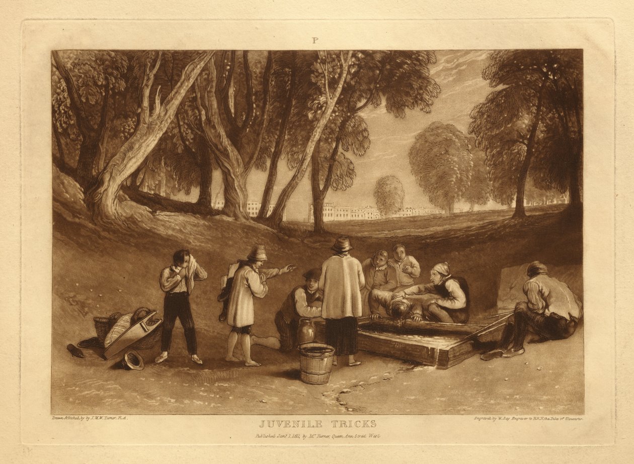 Travessuras juvenis de Joseph Mallord William Turner