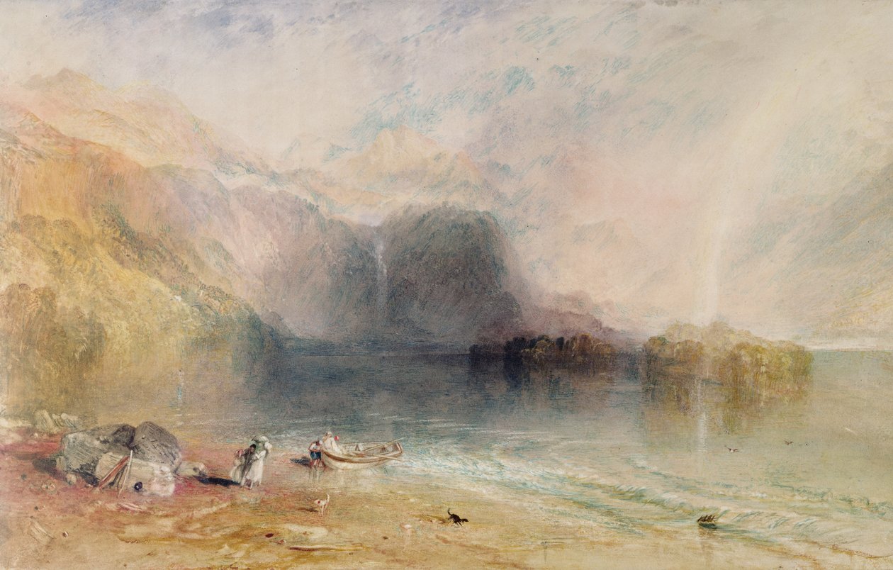 Lago Keswick, Cumberland, 1835 de Joseph Mallord William Turner