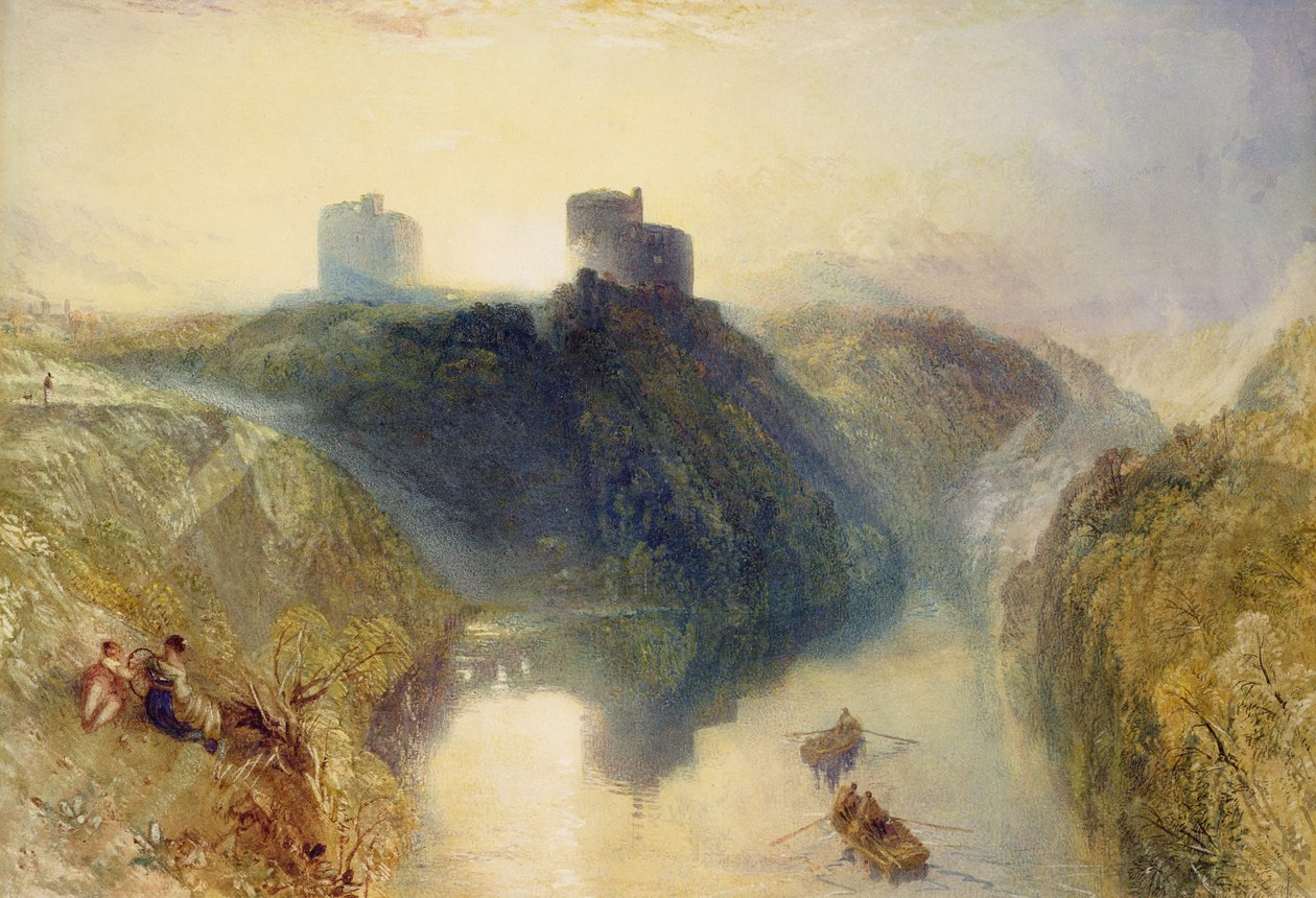 Castelo de Kilgarren, Pembrokeshire (wc no papel) de Joseph Mallord William Turner