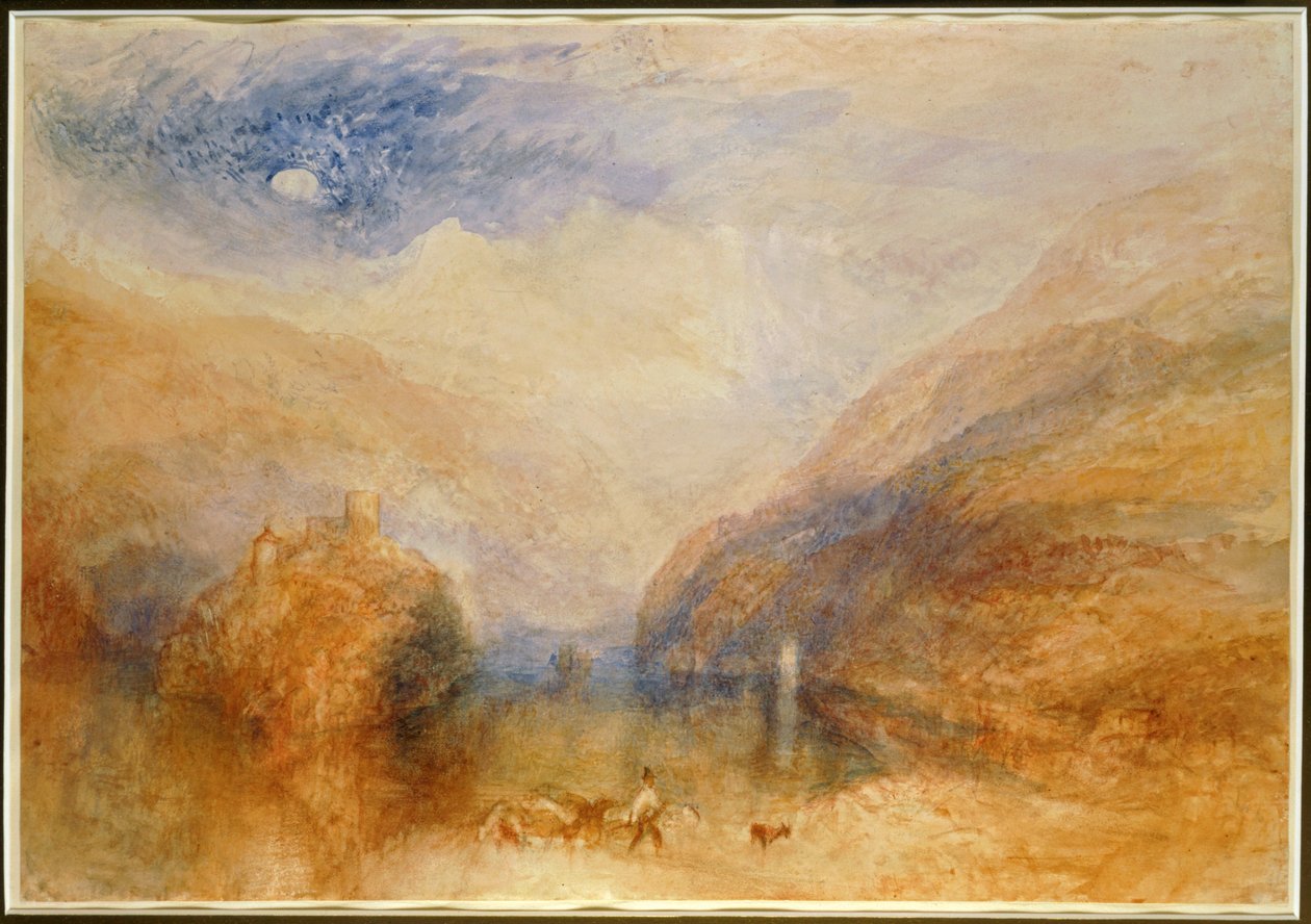 Lago de Brienz ... (aguarela sobre papel) de Joseph Mallord William Turner