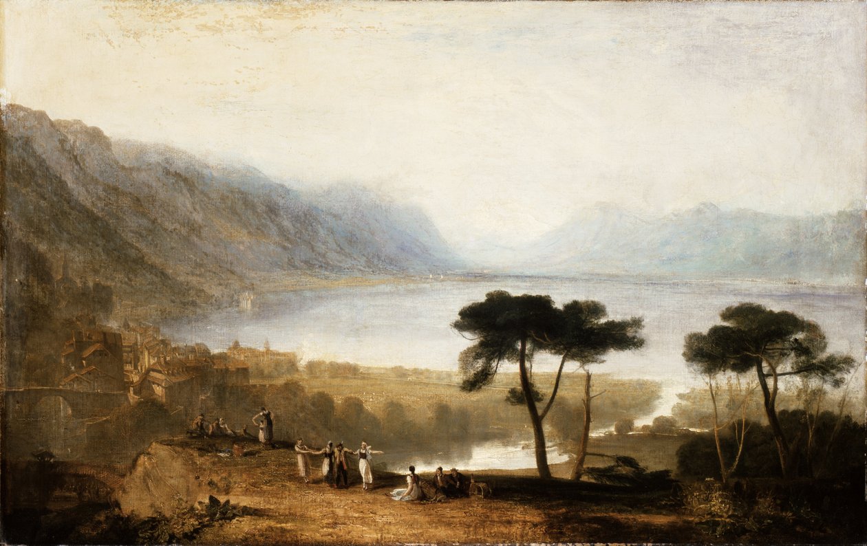 Lago de Genebra visto de Montreux de Joseph Mallord William Turner