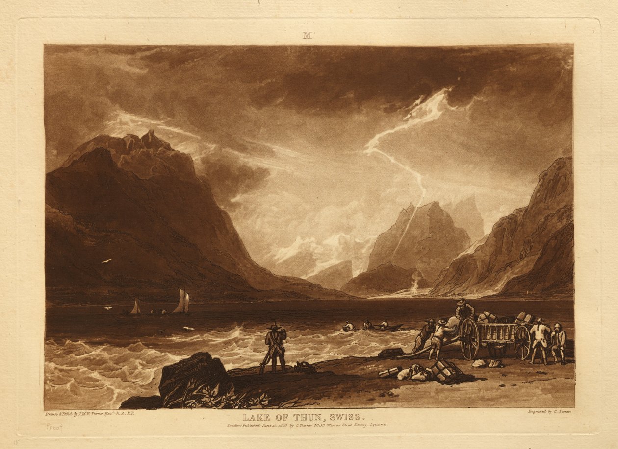 Lago de Thun de Joseph Mallord William Turner