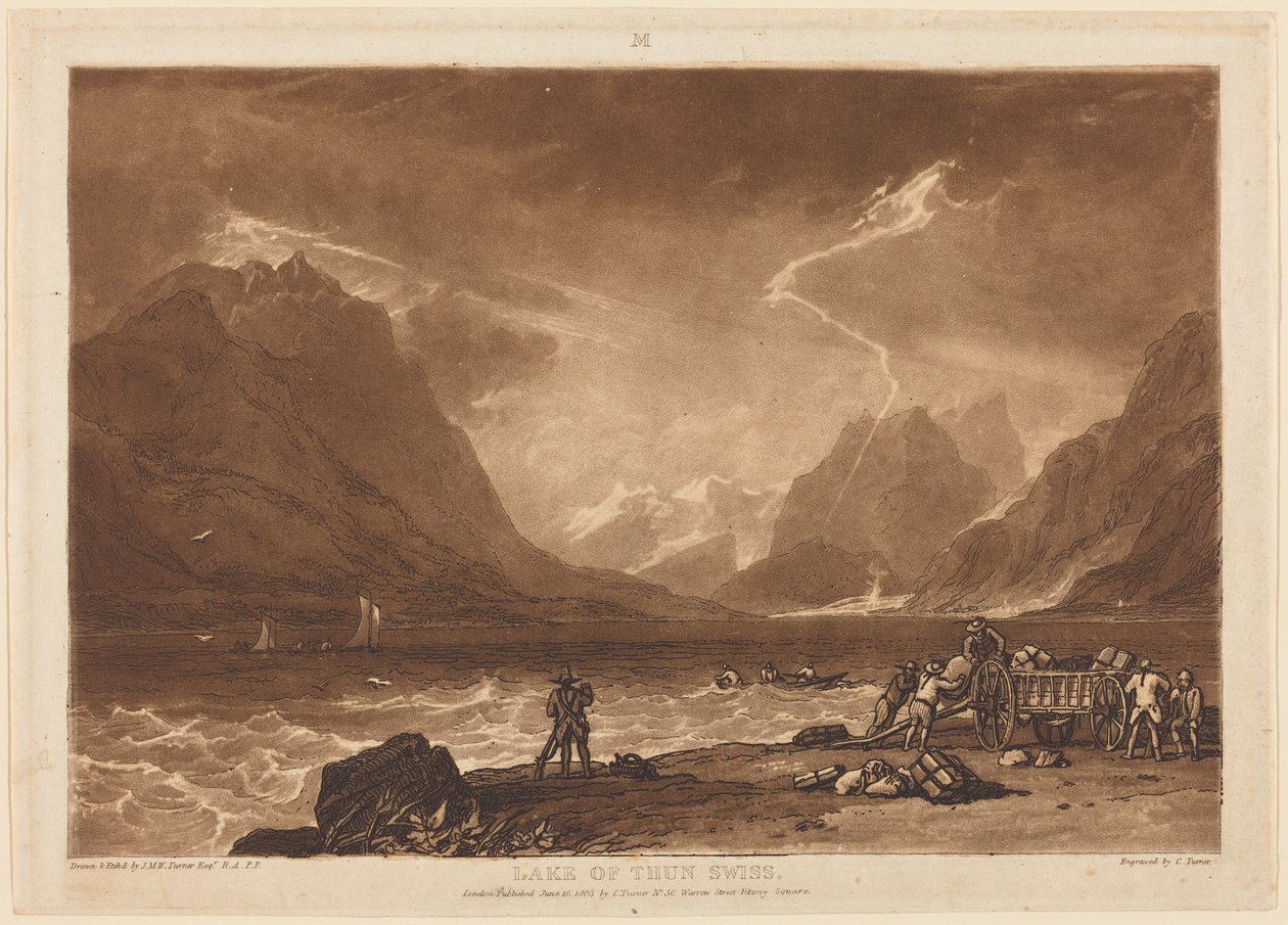 Lago de Thun de Joseph Mallord William Turner
