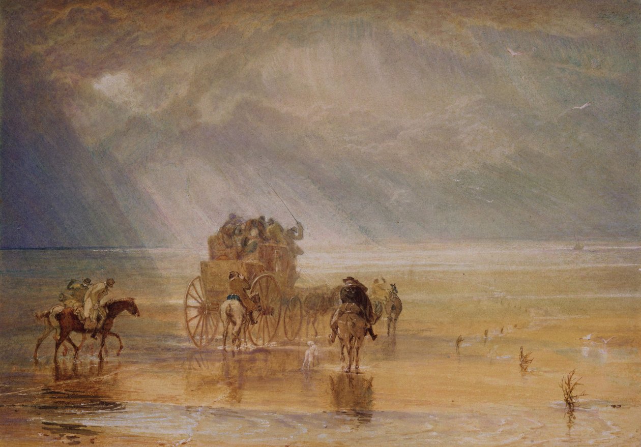 Lancaster Sands, 1816-1825 de Joseph Mallord William Turner