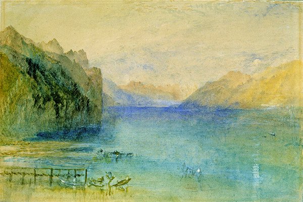 Lausanne (aguarela sobre papel) de Joseph Mallord William Turner