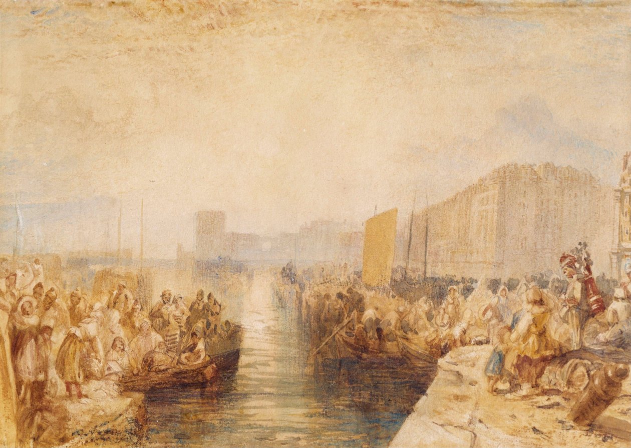 Le Havre: Pôr-do-sol de Joseph Mallord William Turner