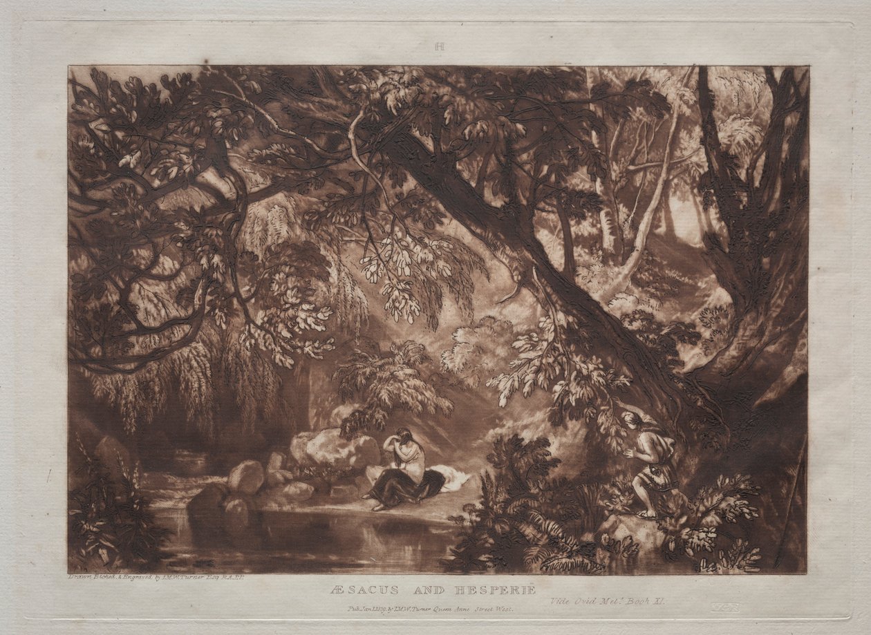 Estudos são livres, Esaco e Médio. de Joseph Mallord William Turner