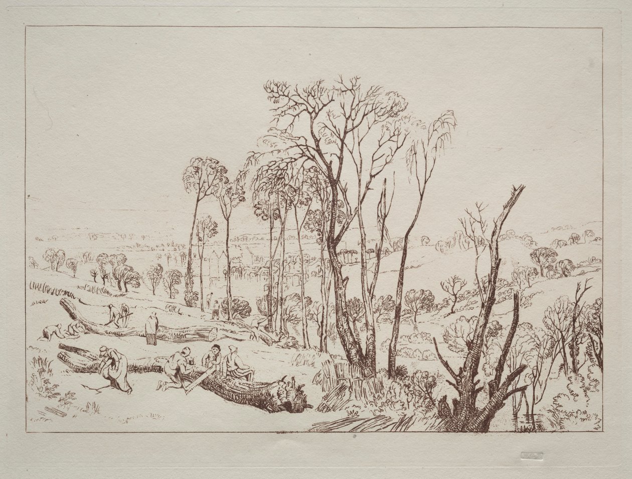 Estudos são livres, Crowhurst, Sussex. de Joseph Mallord William Turner