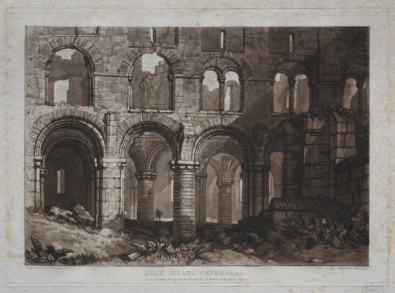 Estudos do livro: A Ilha da Catedral. de Joseph Mallord William Turner