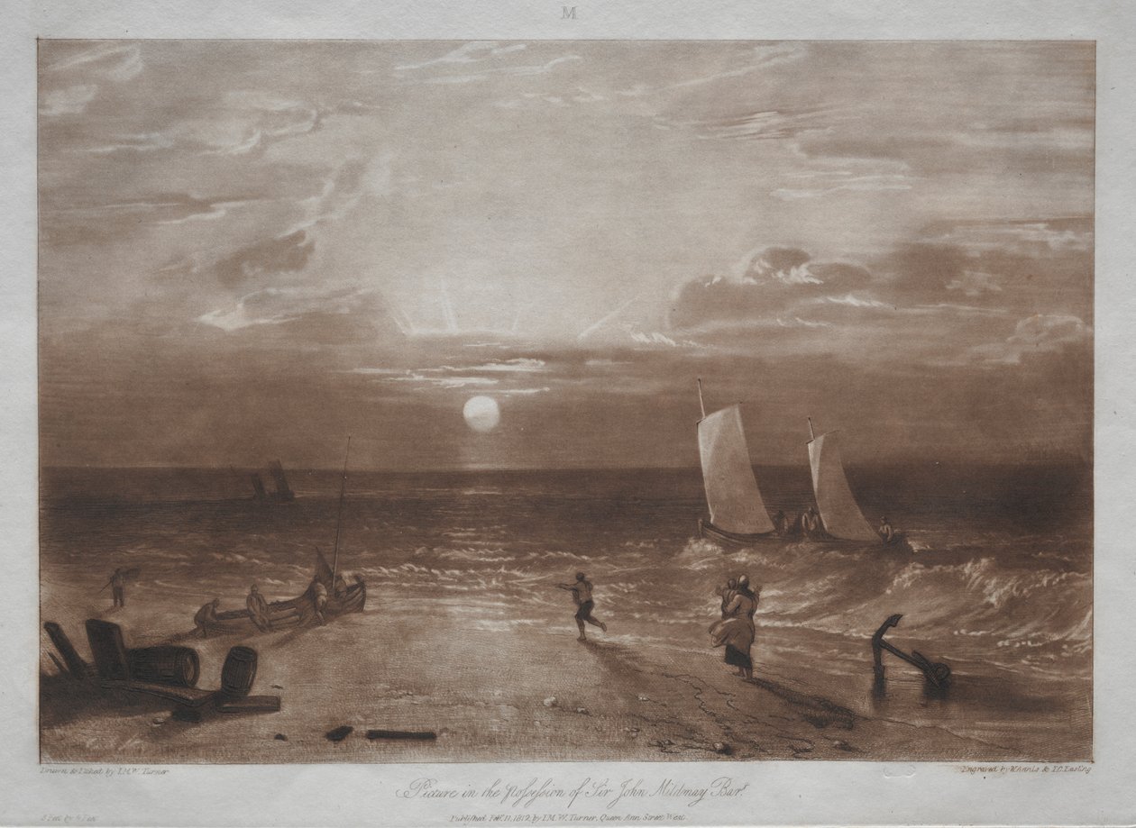 Livro de estudo: Mildmay Sea-piece de Joseph Mallord William Turner