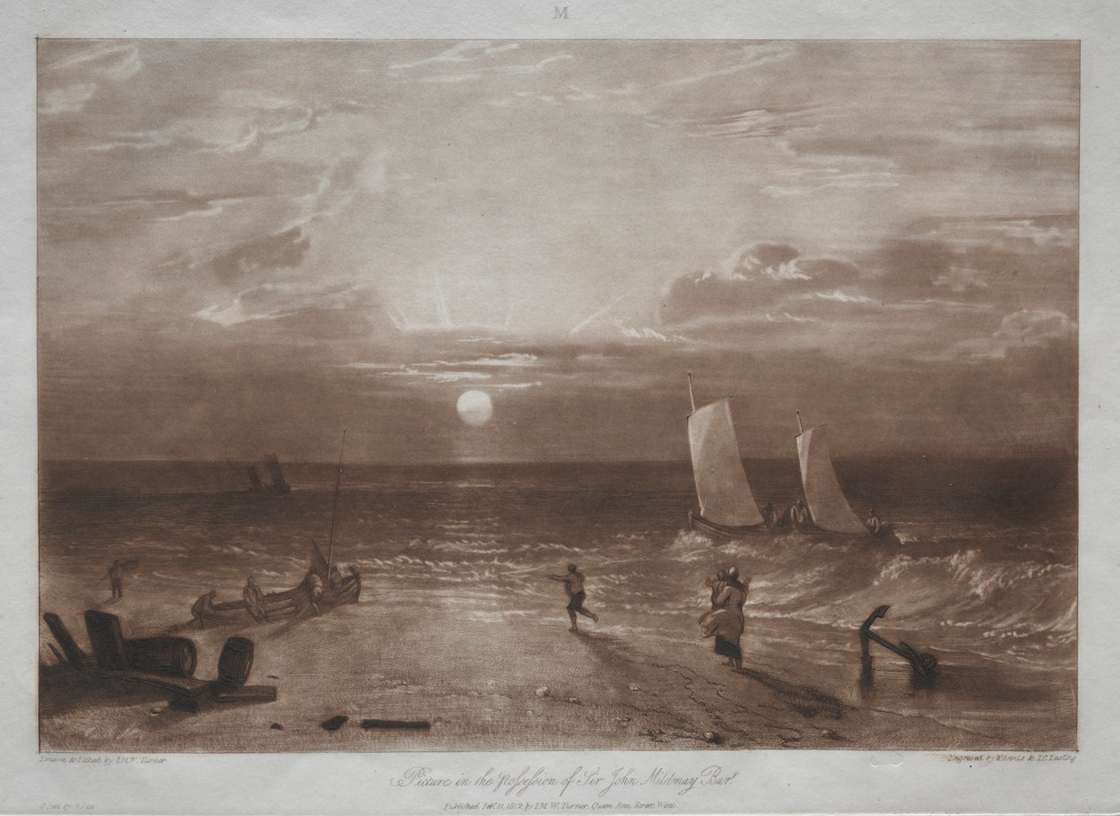 Estudos são livres, Mildmay mar-parte. de Joseph Mallord William Turner