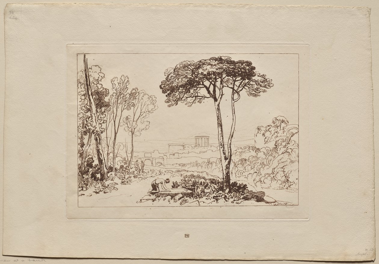 Livro de Estudos: Cena no Campo de Joseph Mallord William Turner