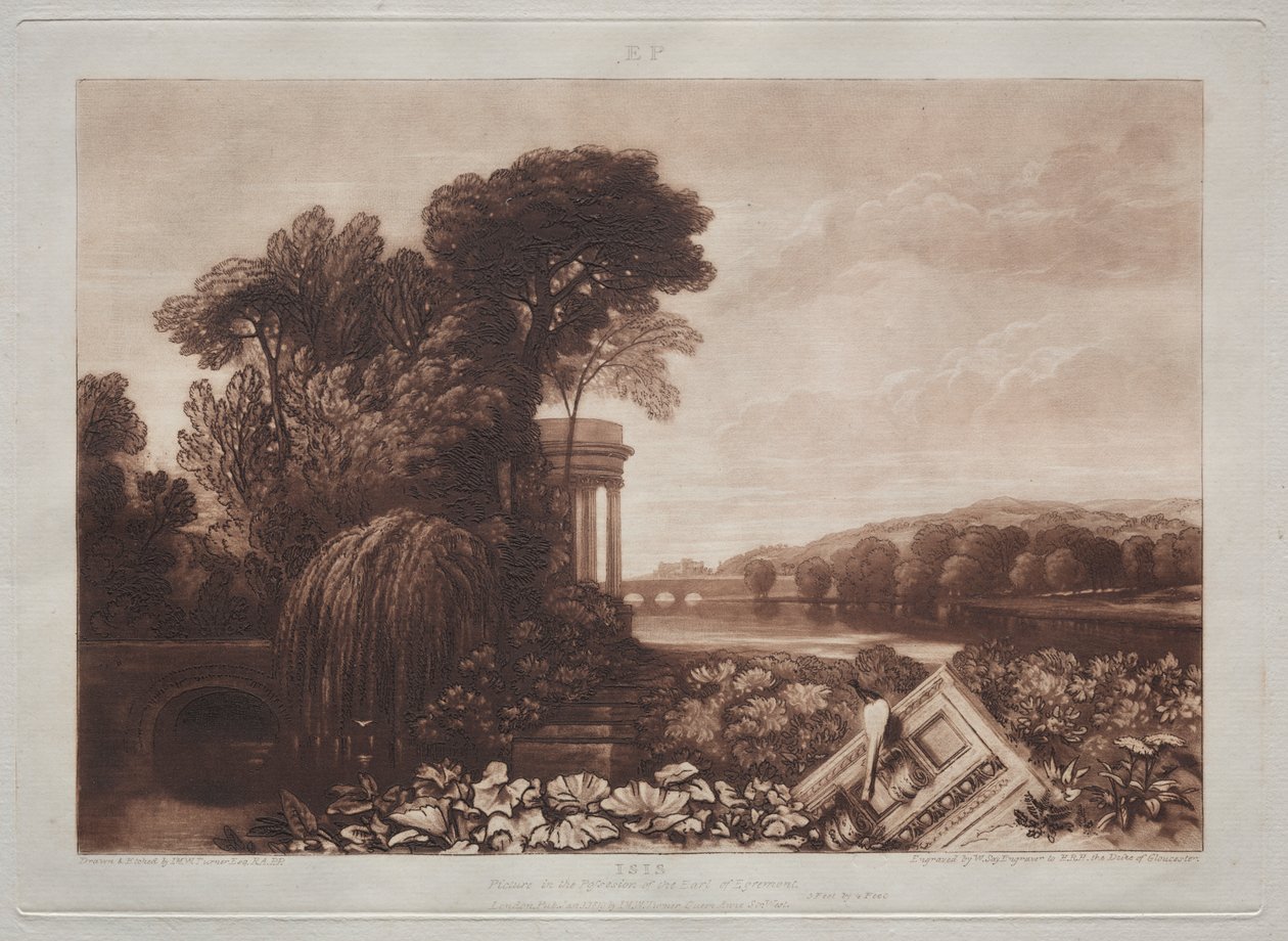 Livro de Estudos: Templo de Ísis de Joseph Mallord William Turner