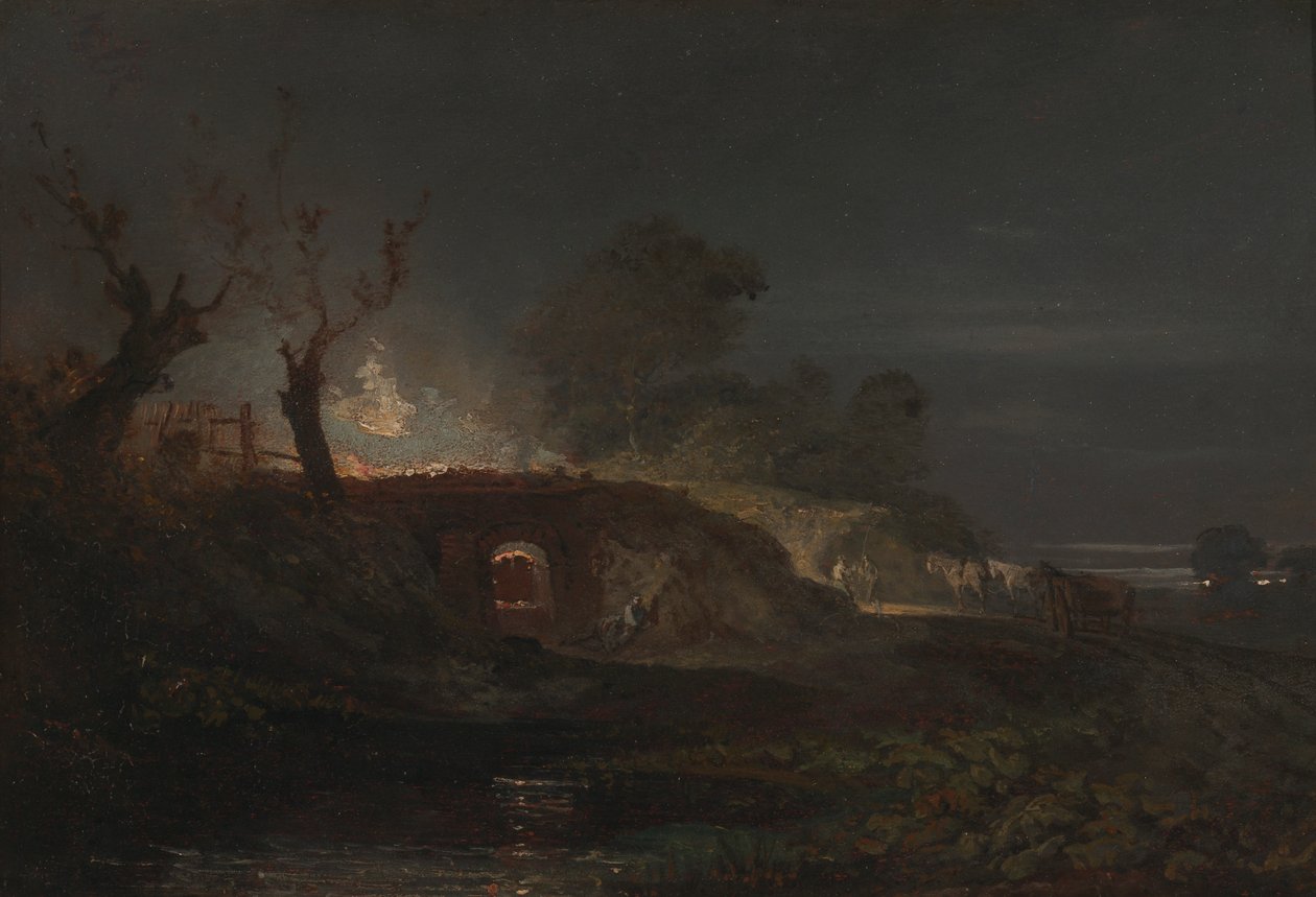 Limekiln em Coalbrookdale de Joseph Mallord William Turner