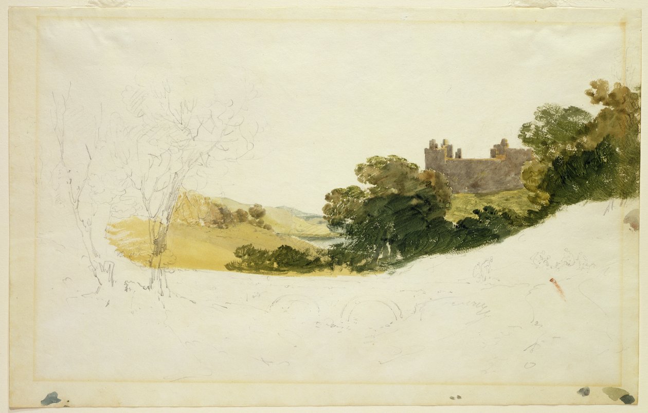 Palácio de Linlithgow, Escócia de Joseph Mallord William Turner