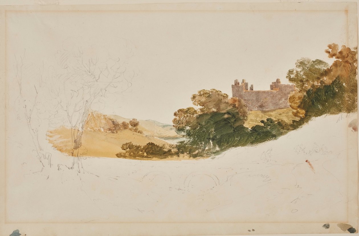 Palácio de Linlithgow, Escócia de Joseph Mallord William Turner