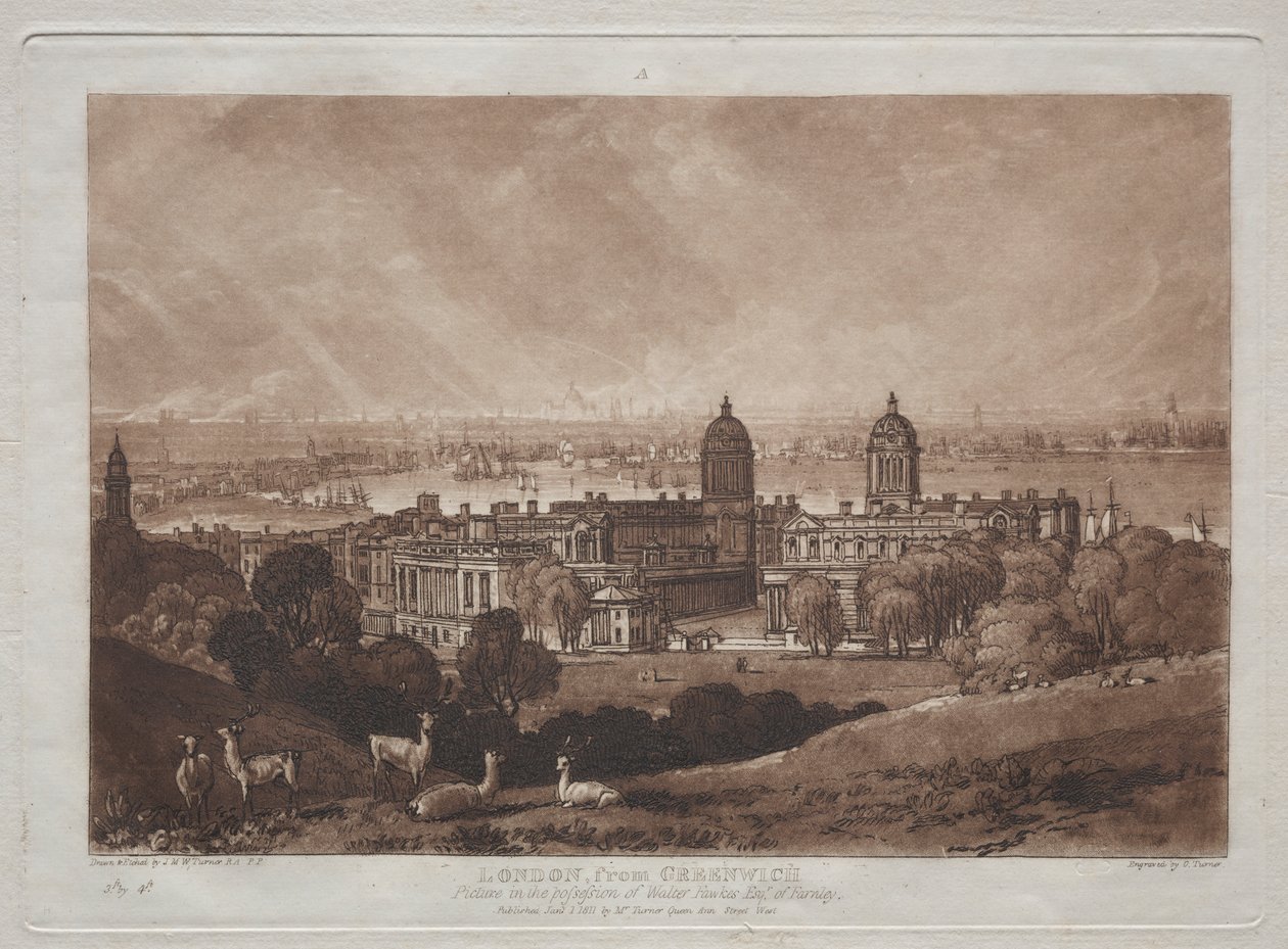 Londres de Greenwich de Joseph Mallord William Turner