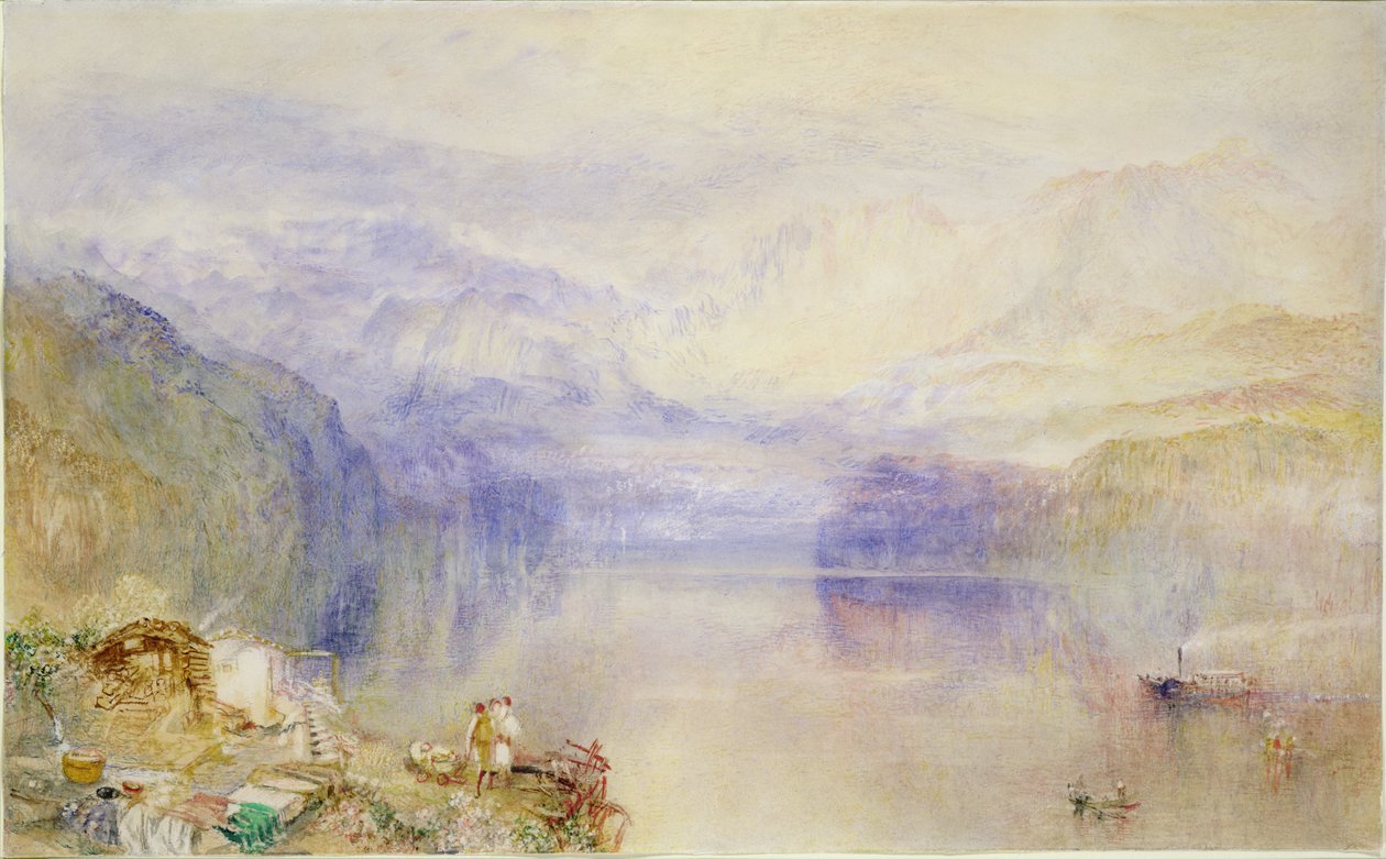 Lucerna, pôr do sol de Joseph Mallord William Turner