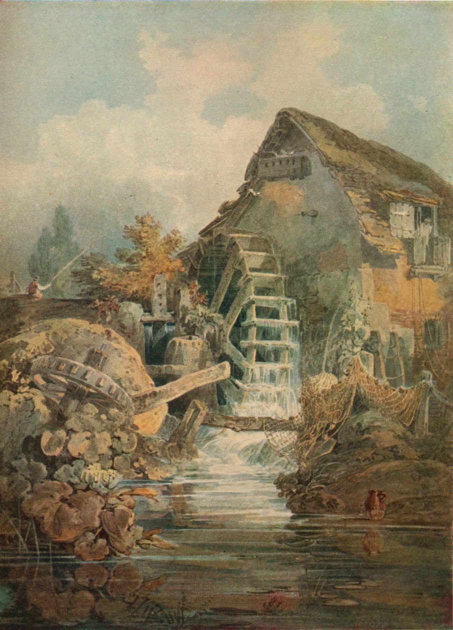 Marford Mill, Denbighshire, c1795 de Joseph Mallord William Turner