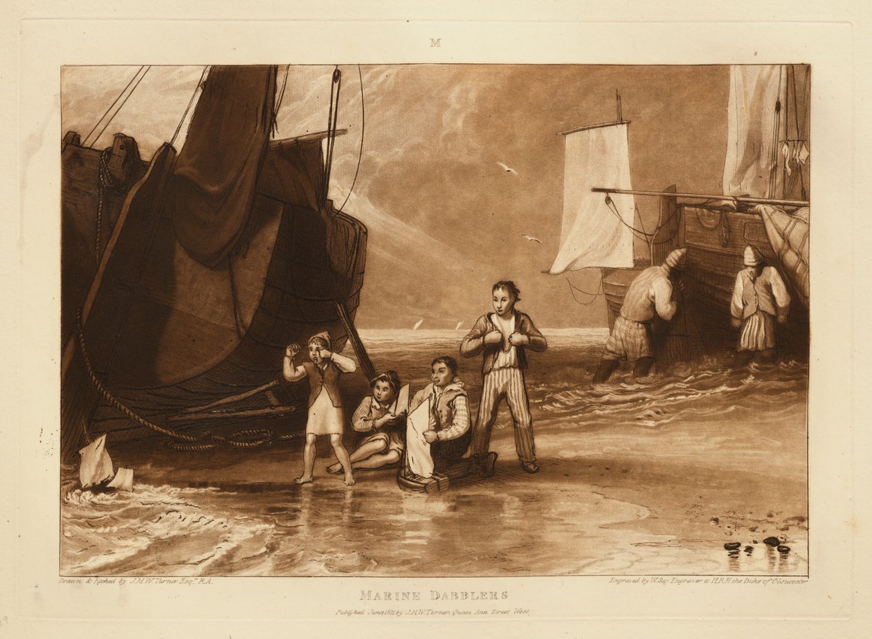 Patos de superfície marinhos de Joseph Mallord William Turner