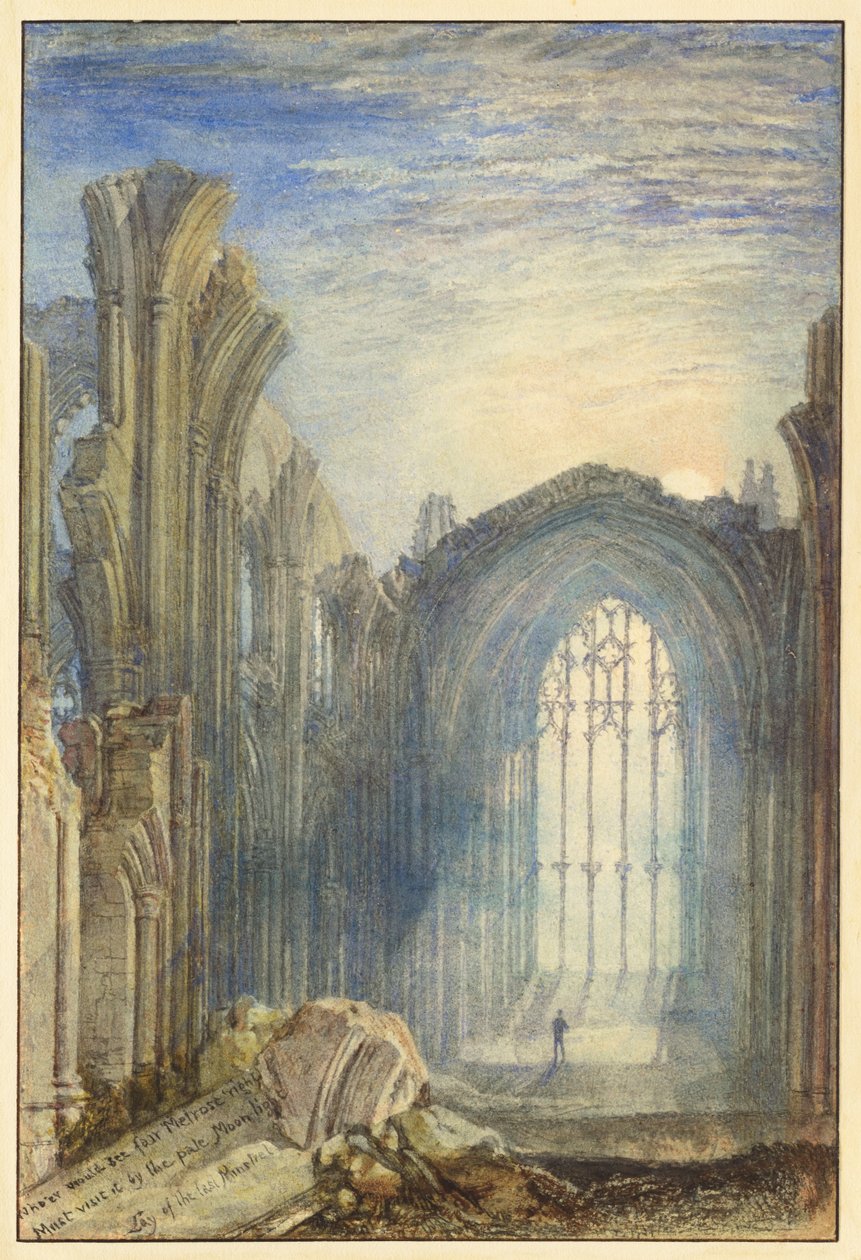 Abadia de Melrose de Joseph Mallord William Turner