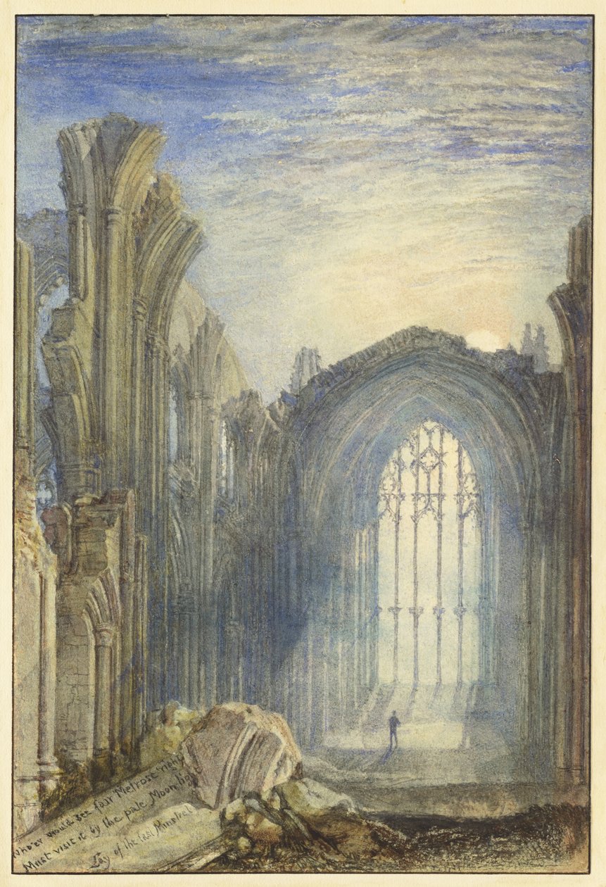 Abadia de Melrose de Joseph Mallord William Turner