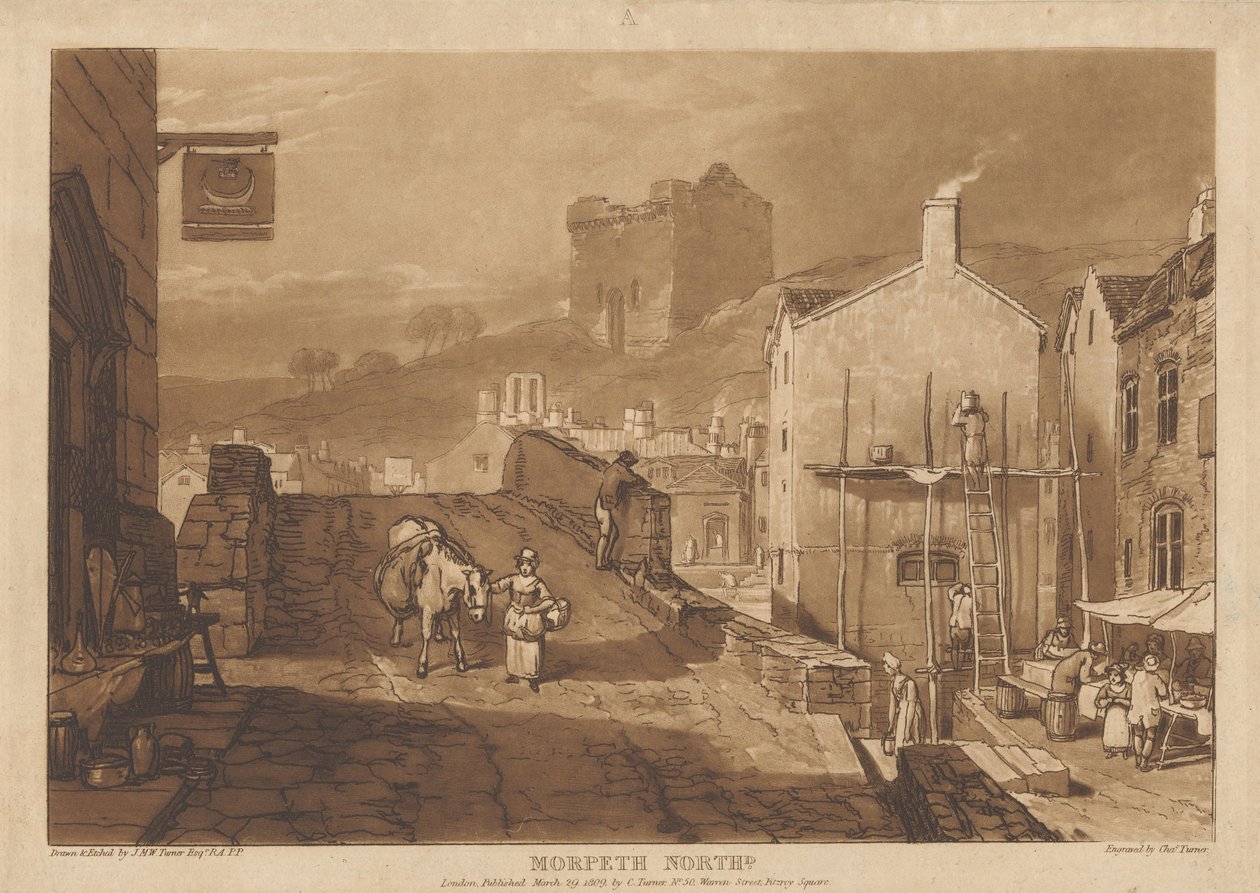 Morpeth, Northumberland de Joseph Mallord William Turner