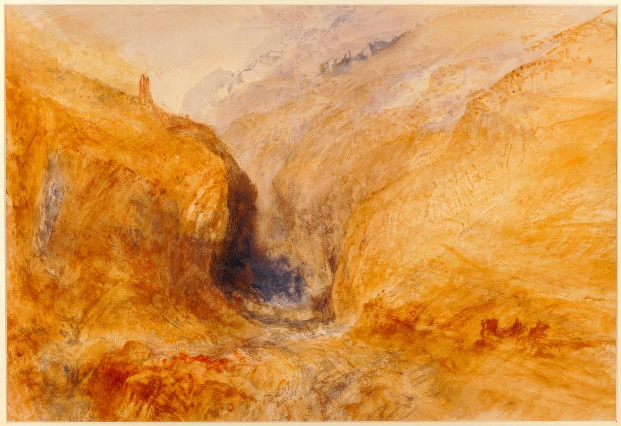Mountainous Landscape de Turner. de Joseph Mallord William Turner