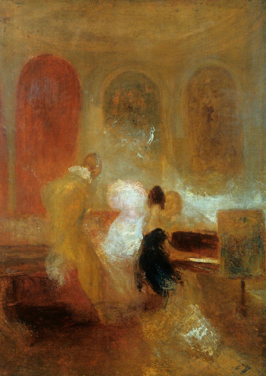Festa da música, East Cowes Castle, c1835 de Joseph Mallord William Turner