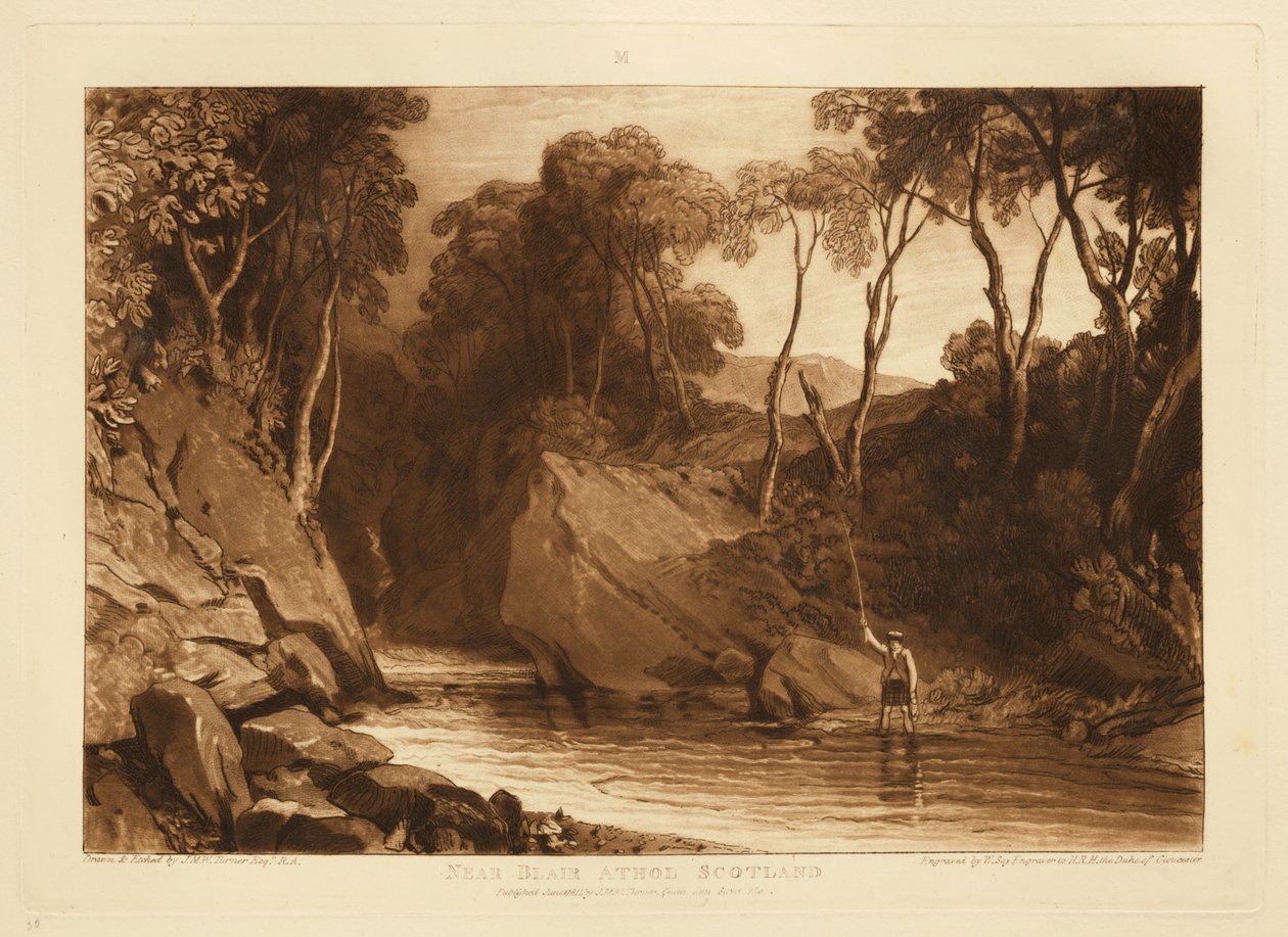 Perto de Blair Athol de Joseph Mallord William Turner