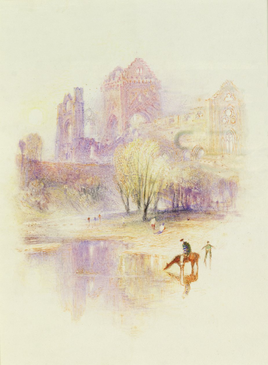 Nova Abadia, perto de Dumfries (pastel sobre papel) de Joseph Mallord William Turner