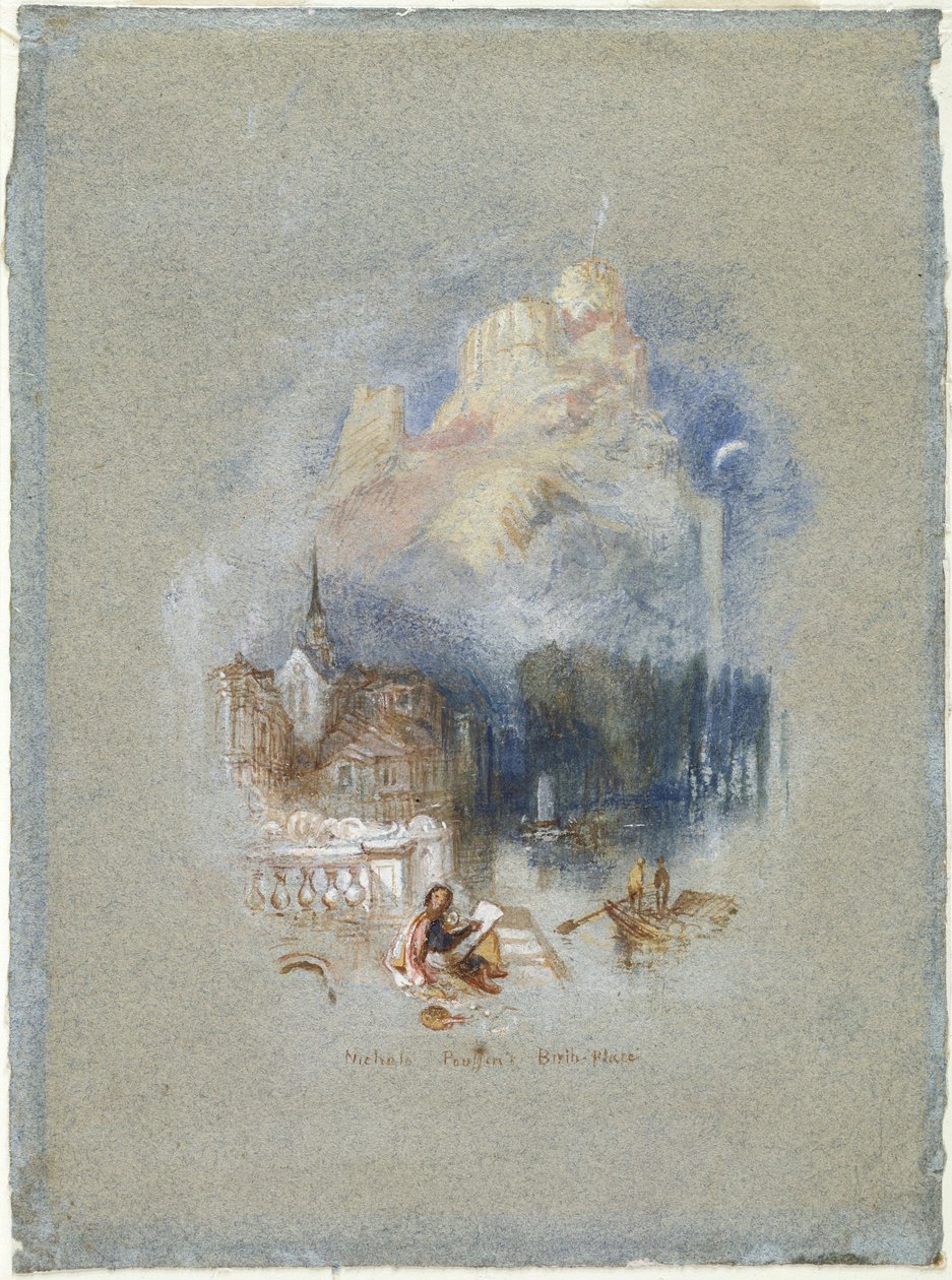 Local de nascimento de Nicolas Poussin de Joseph Mallord William Turner