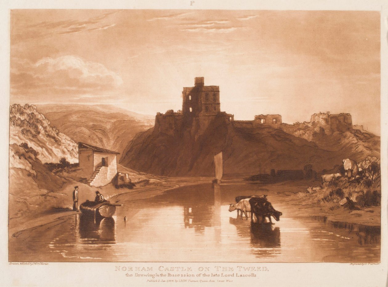 Castelo de Norham de Joseph Mallord William Turner