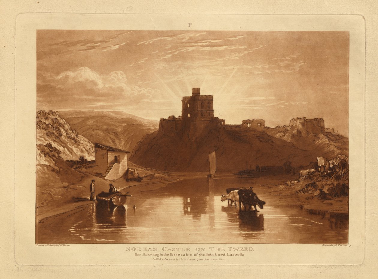 Castelo de Norham de Joseph Mallord William Turner
