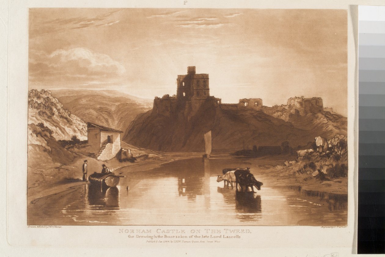 Castelo de Norham, 1 de janeiro de Joseph Mallord William Turner