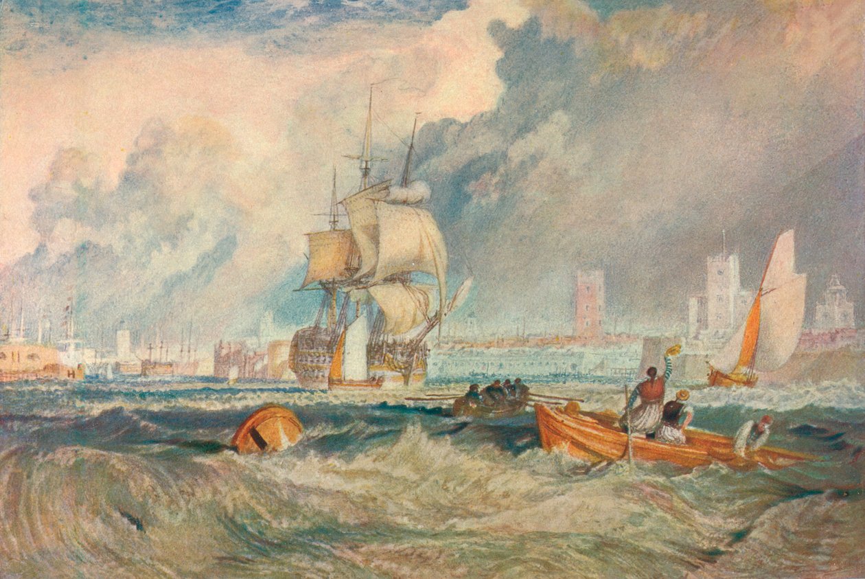 Portsmouth, c1824-5, 1905 de Joseph Mallord William Turner