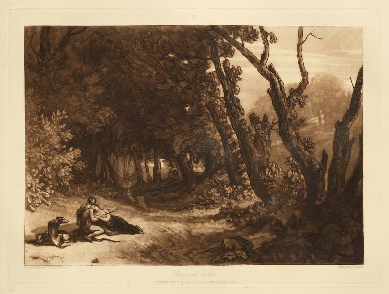 Procris e Céfalo de Joseph Mallord William Turner