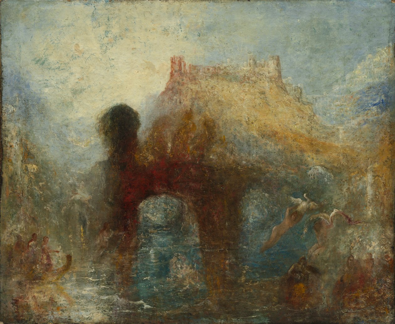 Caverna da rainha Mabs, depois de 1846. de Joseph Mallord William Turner