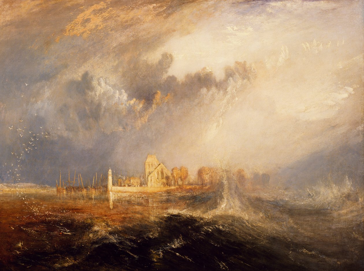 Quillebeuf, Boca do Sena de Joseph Mallord William Turner
