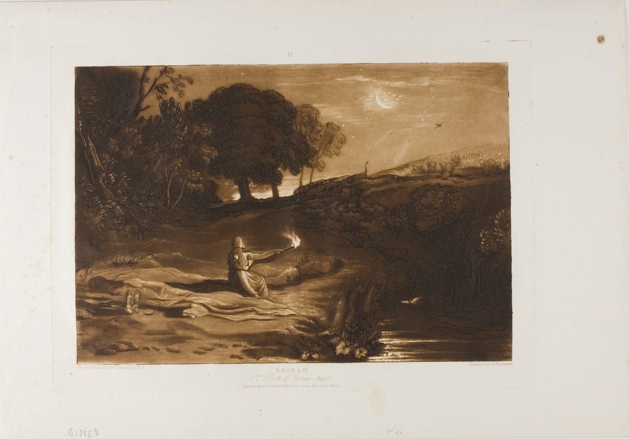 Rispah, placa 46 do Livro de Estudos de Joseph Mallord William Turner