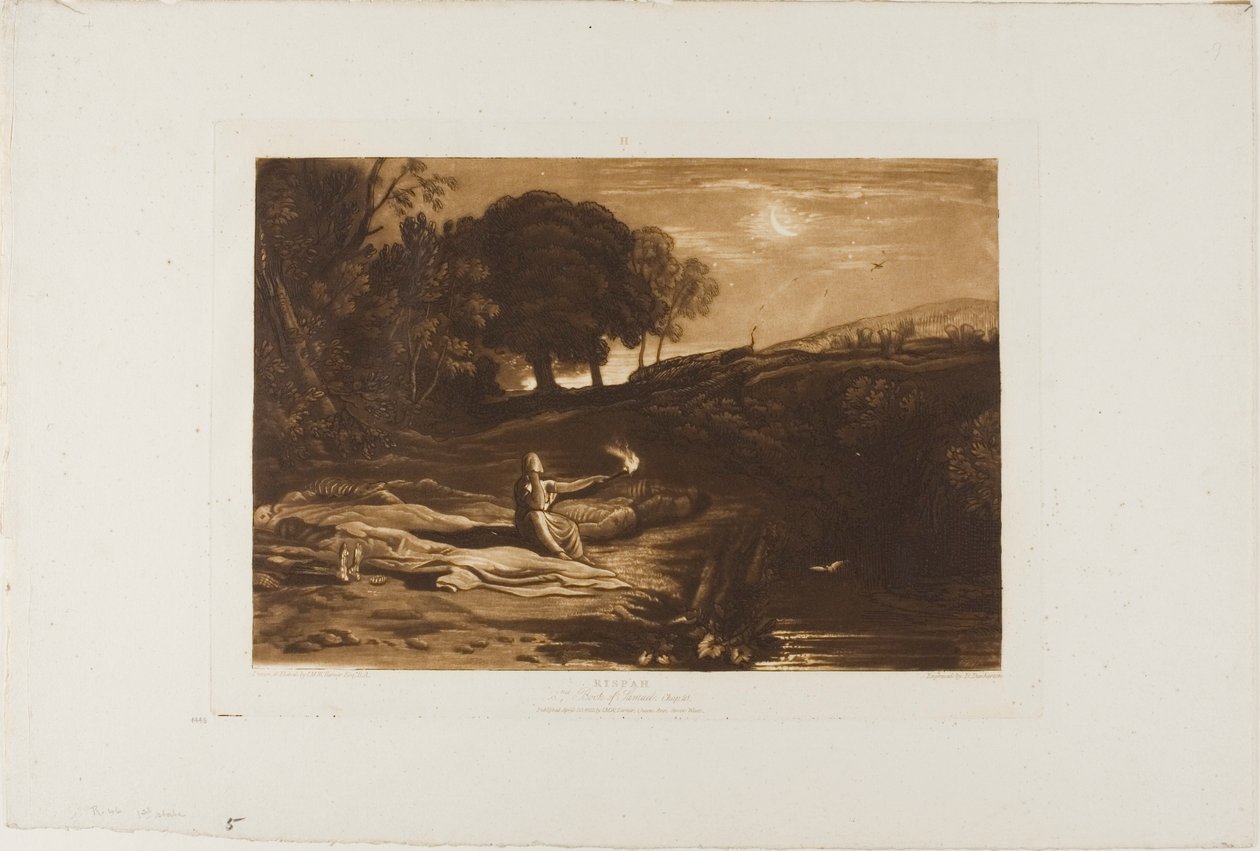 Rispah, placa 46 do Livro de Estudos de Joseph Mallord William Turner