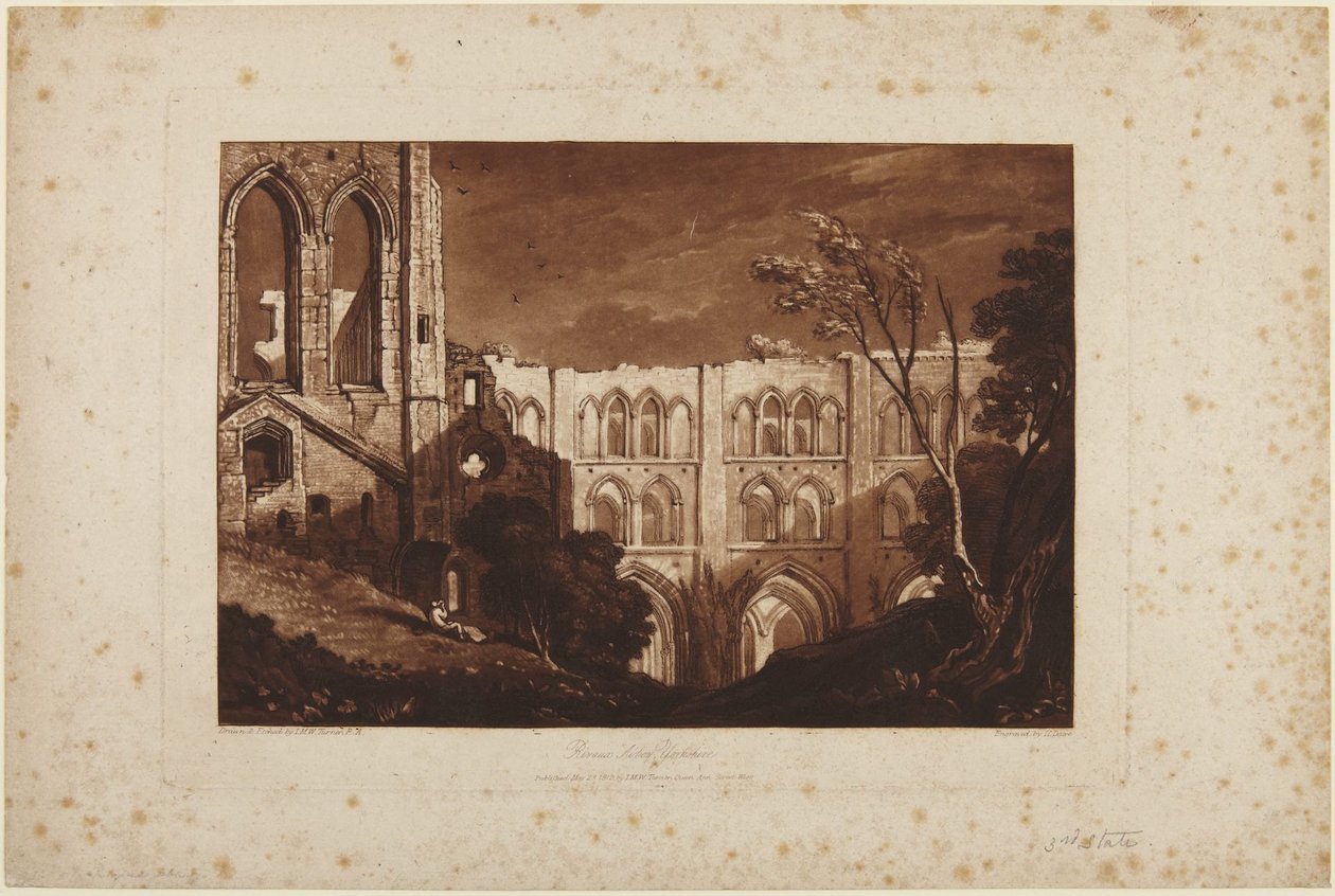 Abadia de Rievaulx, Yorkshire de Joseph Mallord William Turner